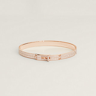 アクセサリー Hermes leather bangles Authentic Hermes Medor Studs Bangle Bracelet orange Leather